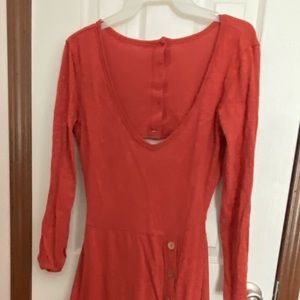 Free People Beach Maxi Dress with back cut-out Med